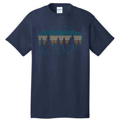 Bison American Buffalo Vintage National Park Souvenir Gift Tall T-Shirt