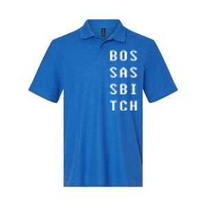 Boss Ass Bitch Gift Softstyle Adult Sport Polo