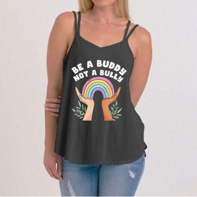 Be A Buddy Not A Bully Anti Bullying Women's Strappy Tank