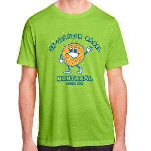 Bagels Are Booming Stviateur Bagel Montreal Depuis 1957 Gifts Adult ChromaSoft Performance T-Shirt