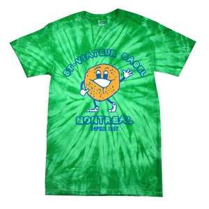 Bagels Are Booming Stviateur Bagel Montreal Depuis 1957 Gifts Tie-Dye T-Shirt