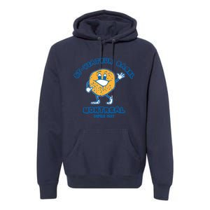 Bagels Are Booming Stviateur Bagel Montreal Depuis 1957 Gifts Premium Hoodie