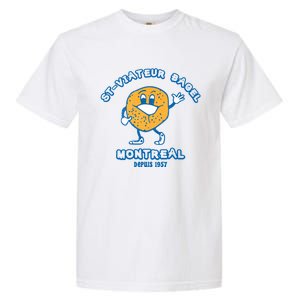 Bagels Are Booming Stviateur Bagel Montreal Depuis 1957 Gifts Garment-Dyed Heavyweight T-Shirt