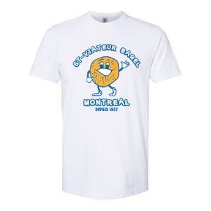 Bagels Are Booming Stviateur Bagel Montreal Depuis 1957 Gifts Softstyle CVC T-Shirt