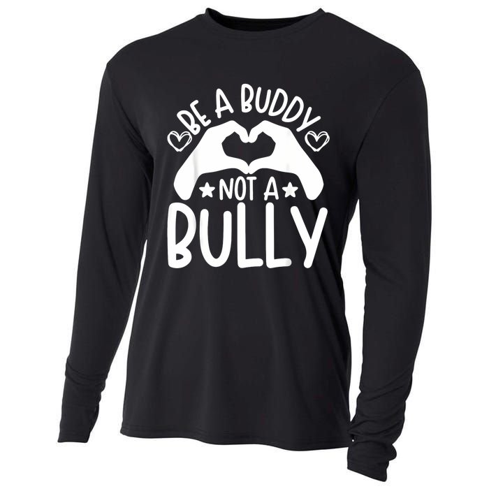 Be A Buddy Not A Bully Unity Day Orange Anti Bullying Cooling Performance Long Sleeve Crew