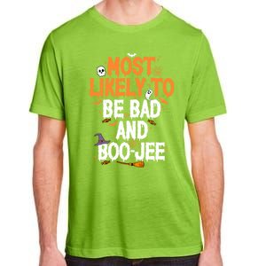 Bad And Boojee Funny Halloween Matching Group Spooky Boo Cool Gift Adult ChromaSoft Performance T-Shirt