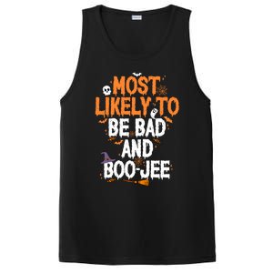 Bad And Boojee Funny Halloween Matching Group Spooky Boo Cool Gift PosiCharge Competitor Tank