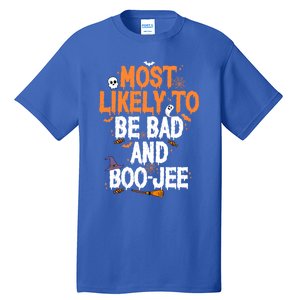 Bad And Boojee Funny Halloween Matching Group Spooky Boo Cool Gift Tall T-Shirt