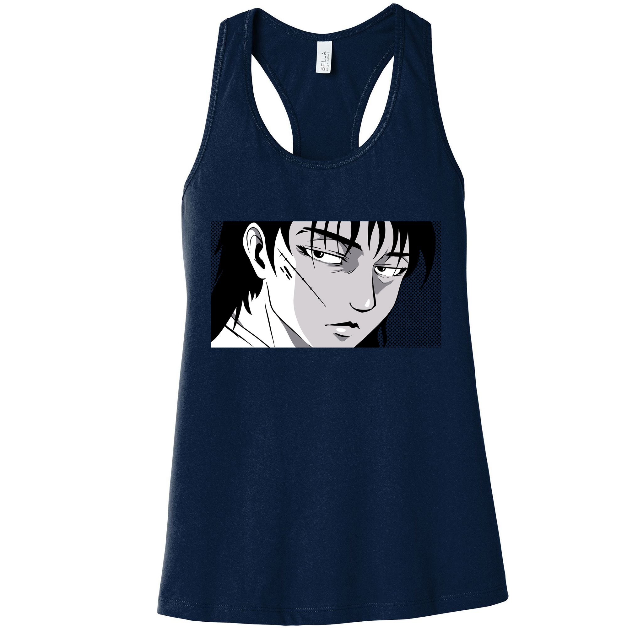 Badass Anime Boy Womens Tank Top