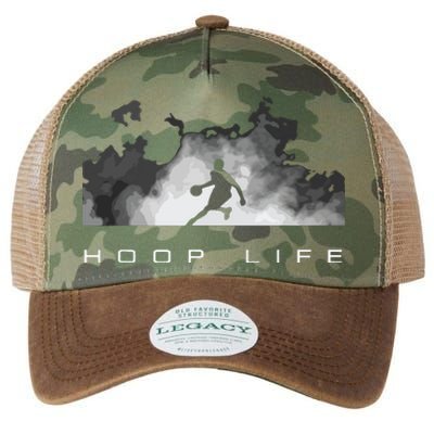 Basketball Apparel Basketball Hoop Life Legacy Tie Dye Trucker Hat