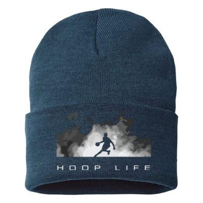 Basketball Apparel Basketball Hoop Life Sustainable Knit Beanie