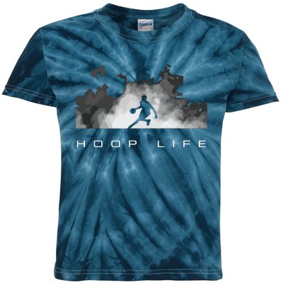 Basketball Apparel Basketball Hoop Life Kids Tie-Dye T-Shirt