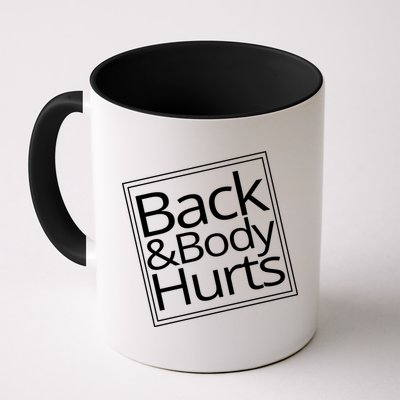 Back And Body Hurts Mug