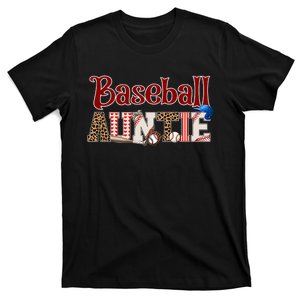 Baseball Auntie Baseball Aunt Sport Aunt Baseball Aunt Game Day Matching Family T-Shirt