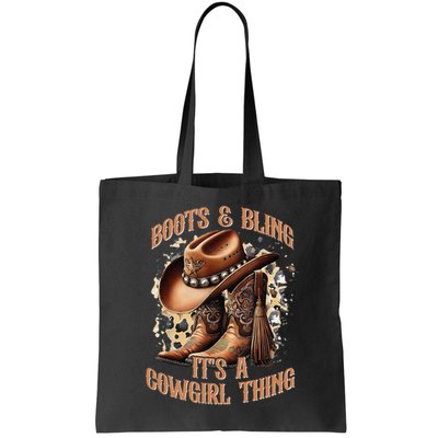 Boots And Bling Its A Cowgirl Thing Cowboy Hat Bag