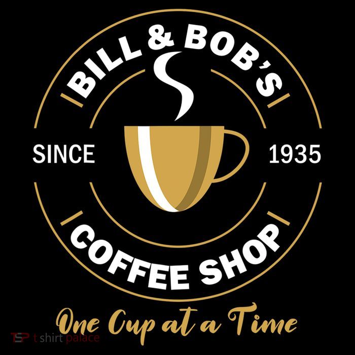 Bill and Bob's Coffee Shop AA Recovery Gift Premium T-Shirt