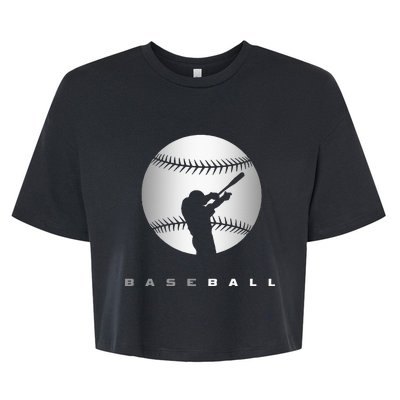 Baseball Apparel Baseball Bella+Canvas Jersey Crop Tee