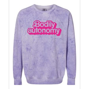 Bodily Autonomy Colorblast Crewneck Sweatshirt