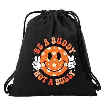 Be A Buddy Not A Bully Unity Day Orange Anti Bullying Drawstring Bag
