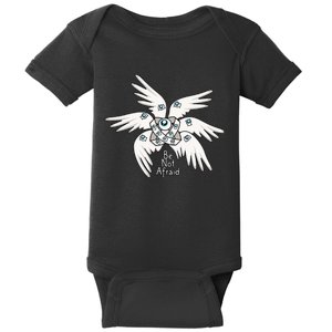 Biblical Angel Be Not Afraid Funny Bible Christian Baby Bodysuit