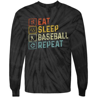 Baseball Apparel Baseball Tie-Dye Long Sleeve Shirt