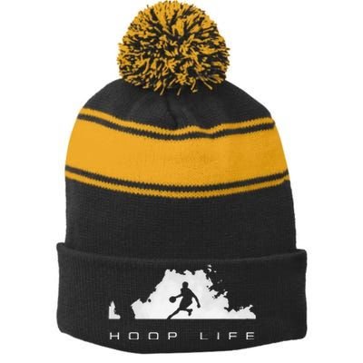 Basketball Apparel Basketball Stripe Pom Pom Beanie