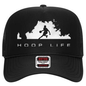 Basketball Apparel Basketball High Crown Mesh Back Trucker Hat