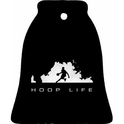 Basketball Apparel Basketball Ceramic Bell Ornament