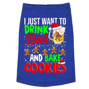 Beer And Bake Cookies Cool Santa Ing Group Xmas Gift Doggie Tank