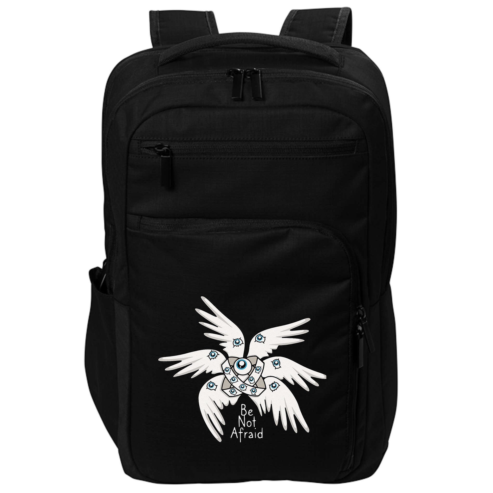 Biblical Angel Be Not Afraid Funny Bible Christian Impact Tech Backpack