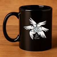 Biblical Angel Be Not Afraid Funny Bible Christian 11oz C Handle Ceramic Mug