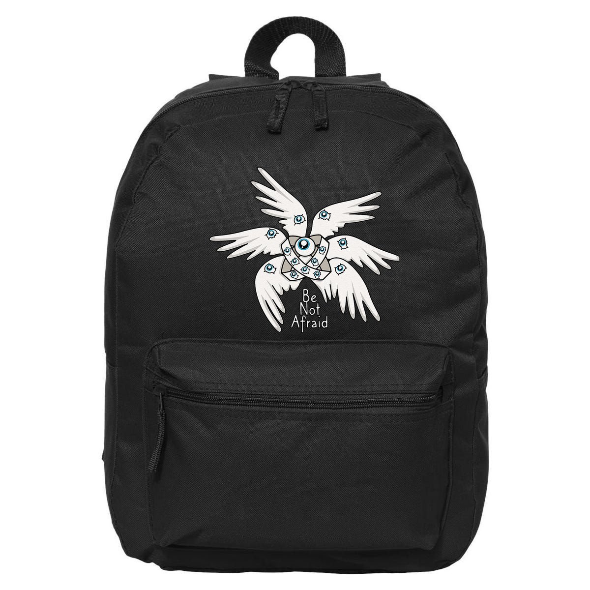 Biblical Angel Be Not Afraid Funny Bible Christian 16 in Basic Backpack
