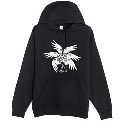 Biblical Angel Be Not Afraid Funny Bible Christian Premium Pullover Hoodie