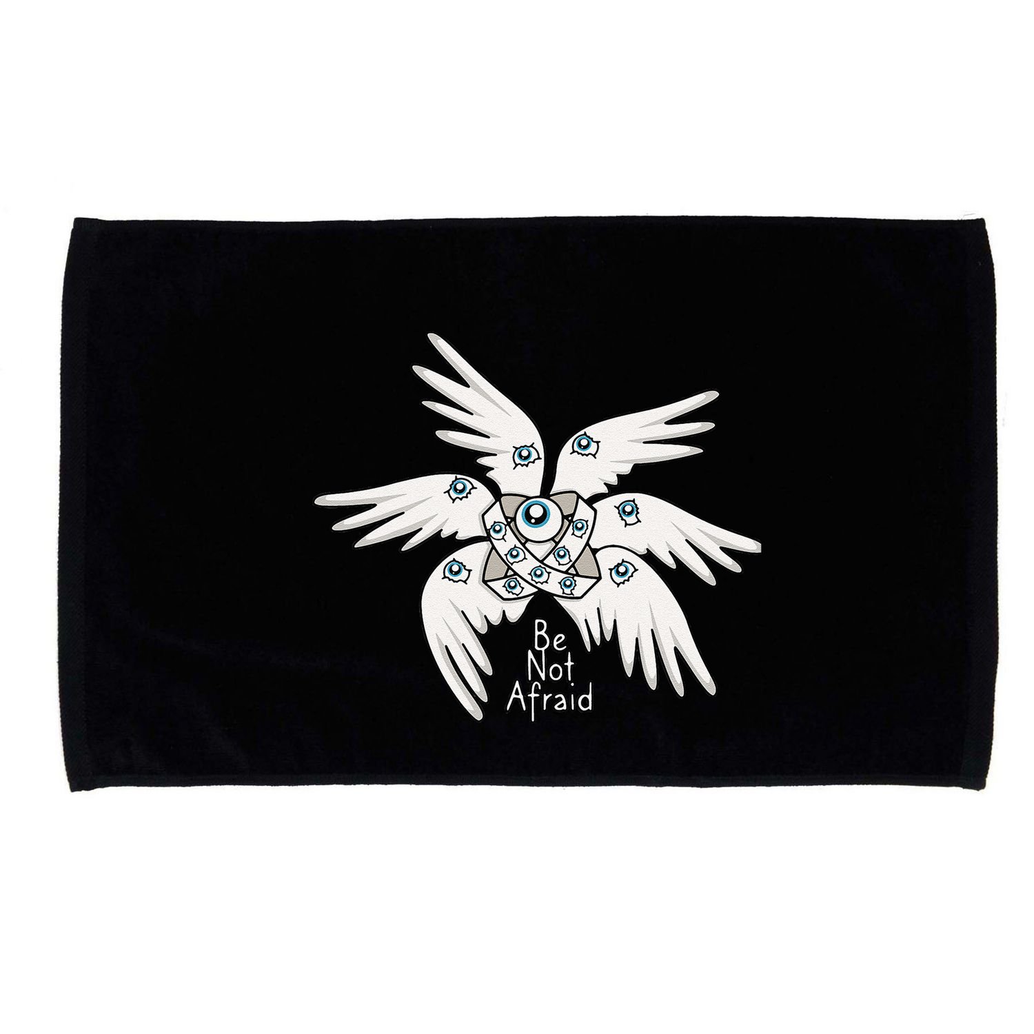 Biblical Angel Be Not Afraid Funny Bible Christian Microfiber Hand Towel