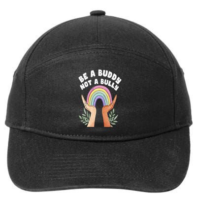 Be A Buddy Not A Bully Anti Bullying 7-Panel Snapback Hat