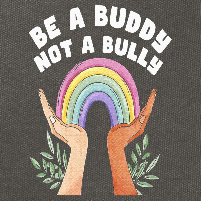 Be A Buddy Not A Bully Anti Bullying Cotton Canvas Backpack