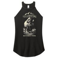 Buffalo American Bison Yellowstone National Park Women's Perfect Tri Rocker Tank