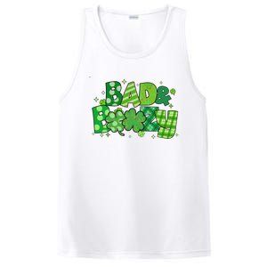 Bad And Boozy Patricks Day Lucky Shamrock Irish PosiCharge Competitor Tank