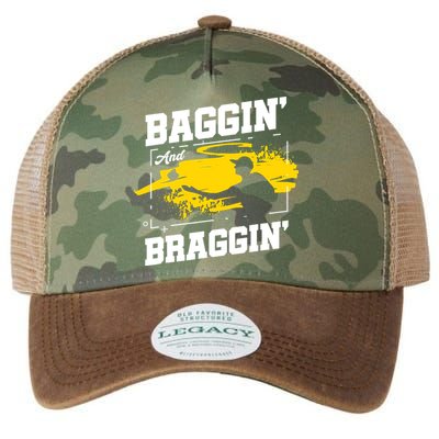 Baggin´ And Braggin´ | Bean Bag Toss | Cornhole Player Legacy Tie Dye Trucker Hat