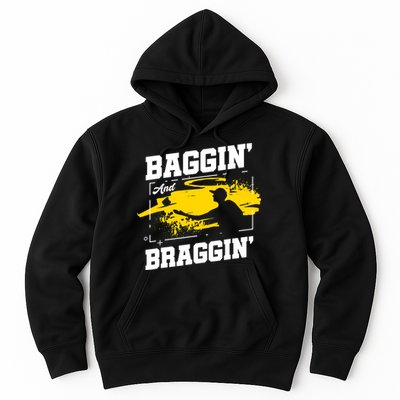 Baggin´ And Braggin´ | Bean Bag Toss | Cornhole Player Hoodie
