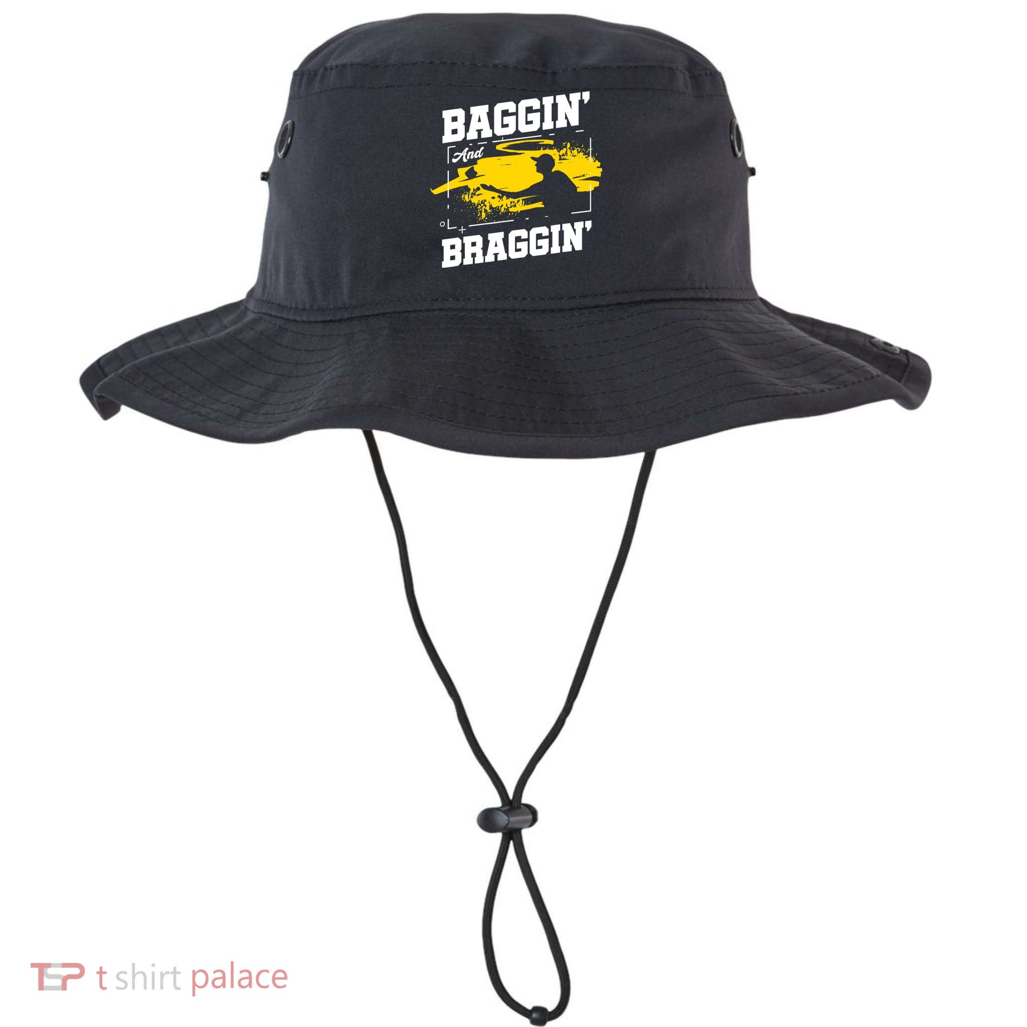 Baggin´ And Braggin´ | Bean Bag Toss | Cornhole Player Bucket Hat