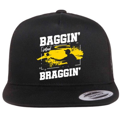 Baggin´ And Braggin´ | Bean Bag Toss | Cornhole Player Flatbill Hat