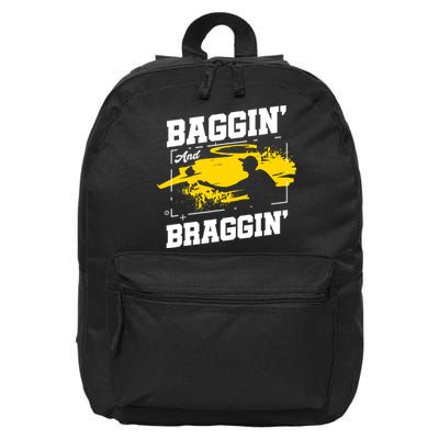 Baggin´ And Braggin´ | Bean Bag Toss | Cornhole Player 16 in Basic Backpack
