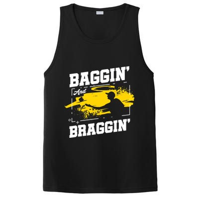 Baggin´ And Braggin´ | Bean Bag Toss | Cornhole Player PosiCharge Competitor Tank