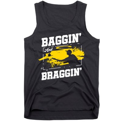 Baggin´ And Braggin´ | Bean Bag Toss | Cornhole Player Tank Top