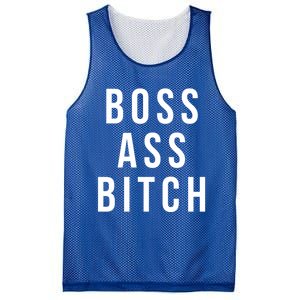 Boss Ass Bitch Cute Gift Mesh Reversible Basketball Jersey Tank