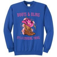 Boots and Bling its a Cowgirl Thing Cute Love Country Life Sweatshirt