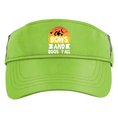 Bows And Boos Y'all Adult Drive Performance Visor