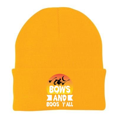 Bows And Boos Y'all Knit Cap Winter Beanie