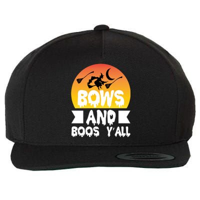 Bows And Boos Y'all Wool Snapback Cap